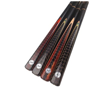 SLP 10mm 3/4 Split Cue Dragon Scale Design Taco de bilhar Black8 Tacos De Billar Snooker Cue