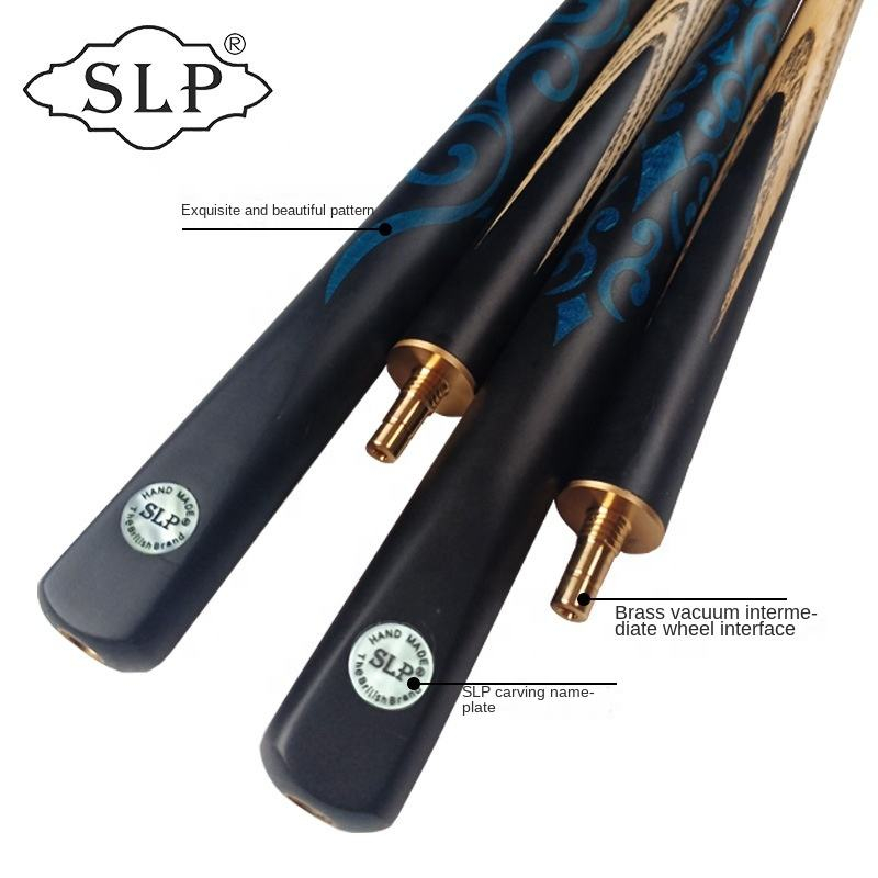 Slp 10mm 3/4 split cue com extensor vara de bilhar adequado para clubes de bilhar tacos de billar snooker cue