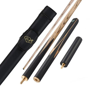 SLP 3/4 Snooker Cue Ponta de 10 mm Taco de bilhar Ash Wood Snooker Stick com extensão