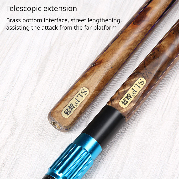 SLP 10mm 3/4 Split Professional Cue Stick para Clube de Bilhar com Extensor Snooker Cue