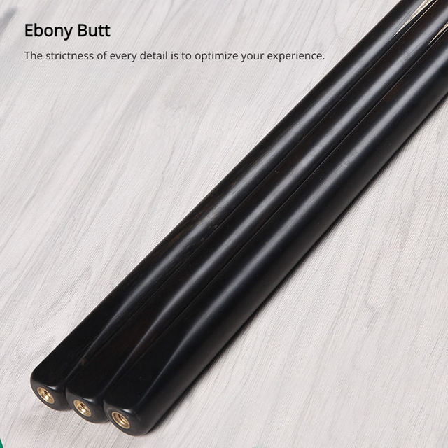 SLP Handmade Ebony 10mm One Piece Cue Stick Bilhar com Extensor Snooker Cue