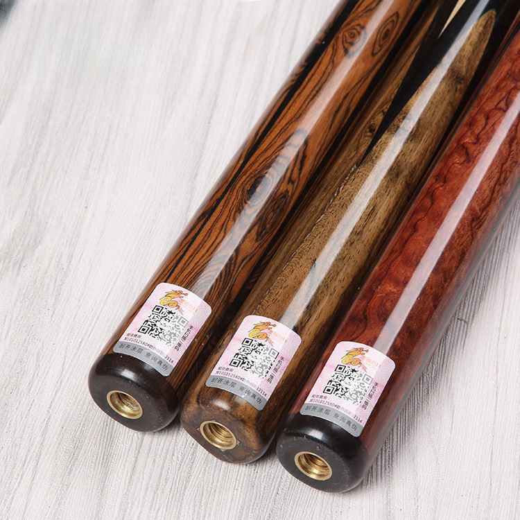SLP 10mm Luxo One Piece Cue Stick Bilhar 4 Emendas de Madeira Sombra Vermelha e Ébano com Extensor Snooker Cue