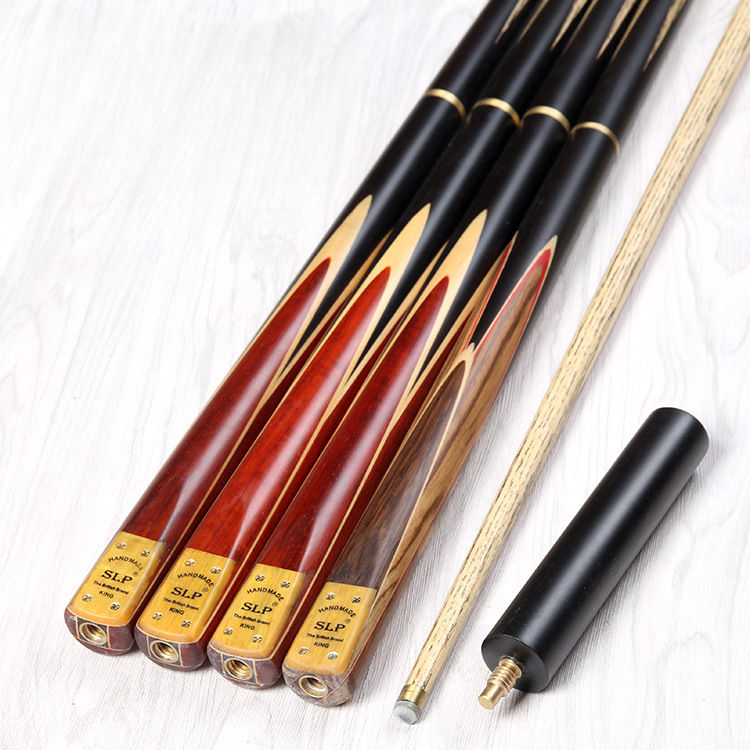 SLP 10mm 3/4 Split Cue Stick Bilhar 4 emendas de madeira com extensor tacos de billar Snooker Cue