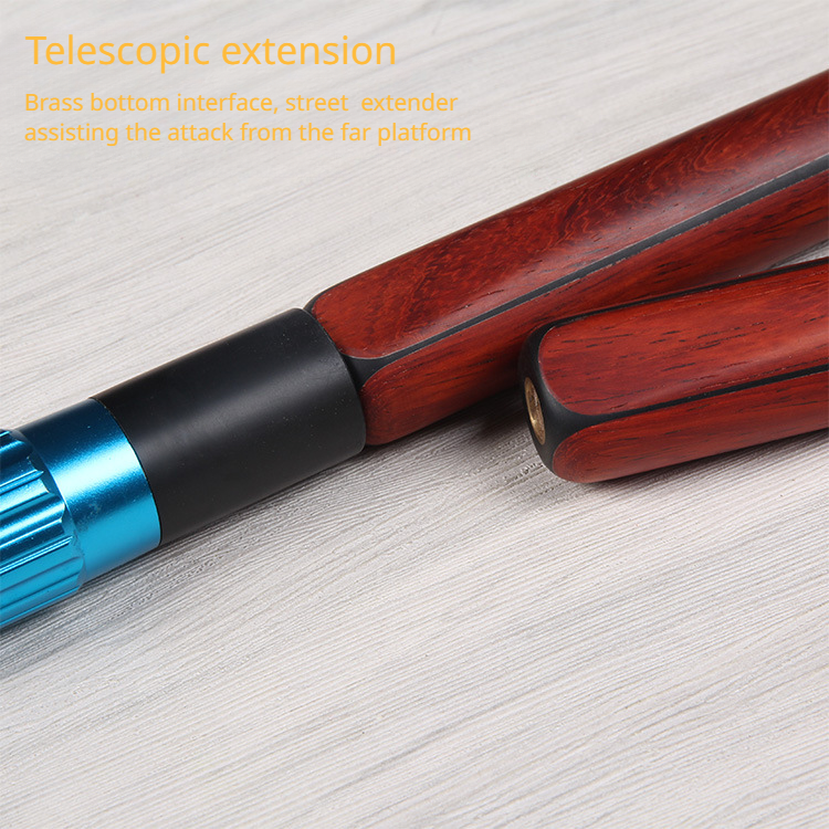 SLP 10mm Taco de uma peça com extensor feito à mão Preto 8 Snooker Cue Stick