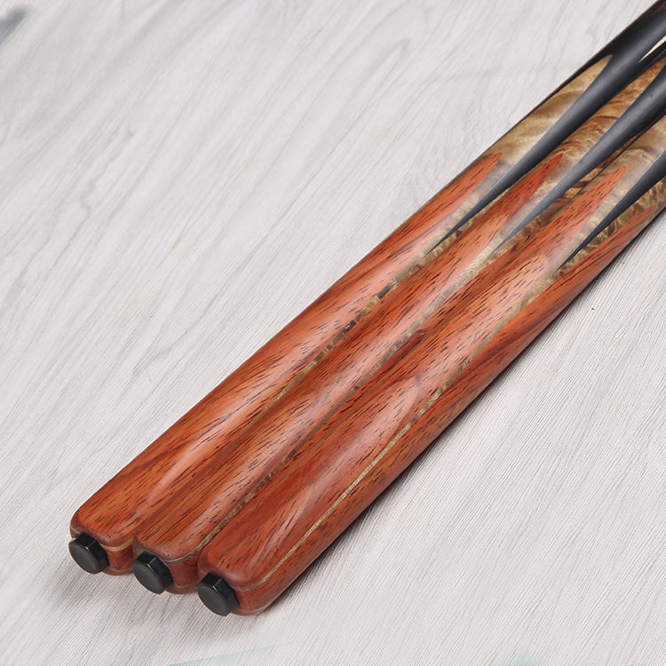 SLP Chen Guibao Pólo artesanal 10mm One Piece 4 emendas de madeira preciosa com extensor tacos de billar Snooker Cue