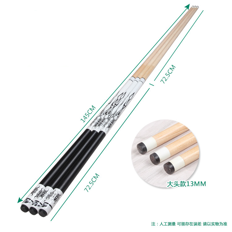 SLP 11,5mm 1/2 Split Maple Nine Ball Taco de bilhar Taco de sinuca
