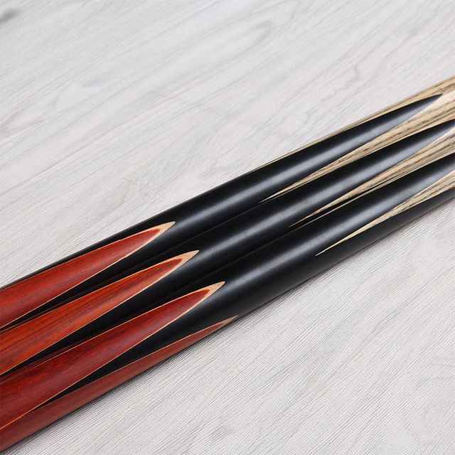 SLP 10mm Tacos de billar feitos à mão em madeira de tulipa de uma peça com extensor Taco de bilhar Snooker Cue