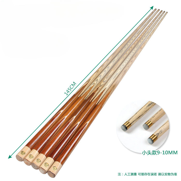 SLP 10mm One Piece Chinês preto oito Cue Stick Bilhar Ash madeira tacos de billar snooker cue
