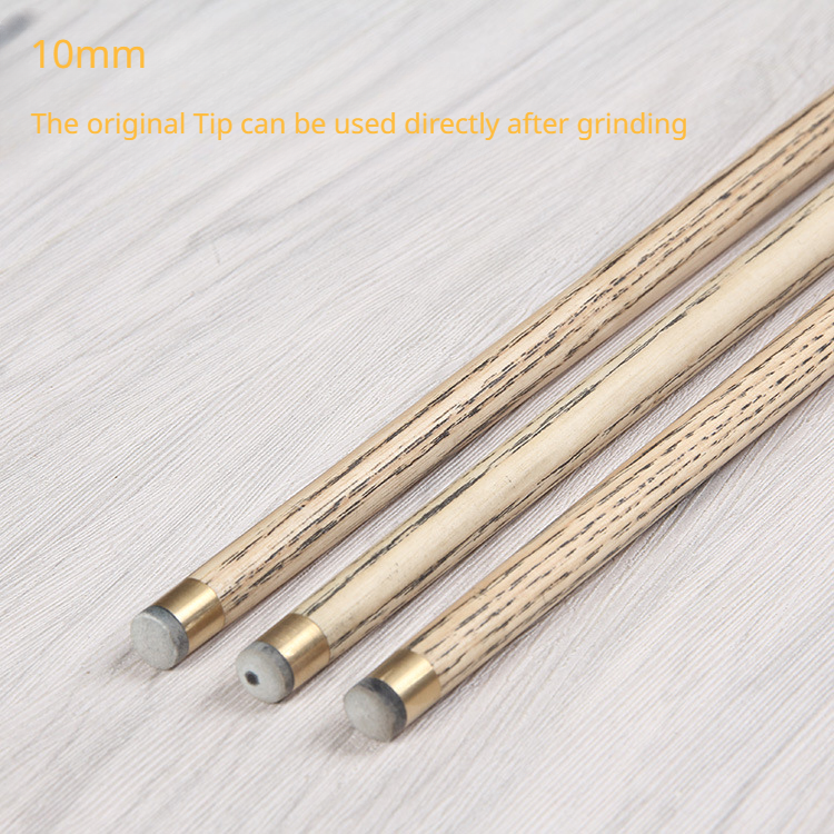 SLP 10mm Taco de uma peça com extensor feito à mão Preto 8 Snooker Cue Stick