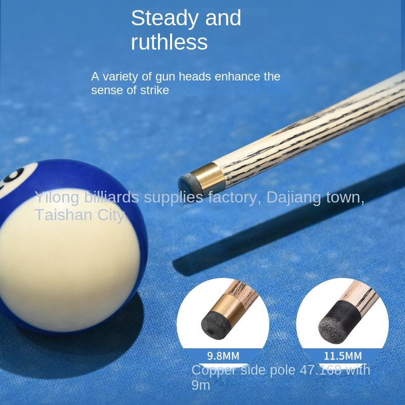 SLP 57 polegadas 2 peças 3/4 articuladas Snooker Stick Purple Heart Madeira tacos de billar Snooker Cue
